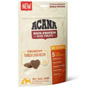 Acana Recompense Pentru Caini, Crunchy cu Curcan, 100 g
