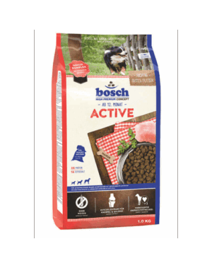 BOSCH Active Hrana uscata pentru caini adulti activi, cu carne de pasare 1 kg