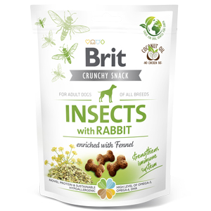 Brit Care Dog Crunchy Cracker Insects Rabbit with Fennel 200 g