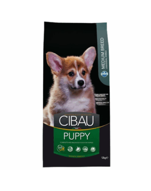 CIBAU Medium Puppy 12+2 kg hrana catei si femele gestante rasa medie