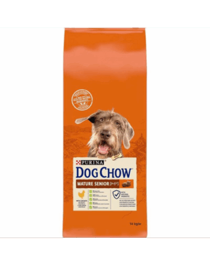 DOG CHOW Mature Senior hrana caini adulti si seniori, pui 14kg