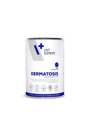 Hrana umeda pentru caini cu afectiuni dermatologice Vet Expert Dermatosis Dog, 400 g