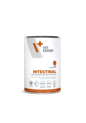 Hrana dietetica umeda pentru caini cu afectiuni intestinale Vet Expert Intestinal Dog, 400 g