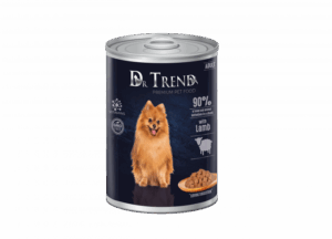Dr. Trend Conserva pentru caini adulti, cu miel in sos 10x400g