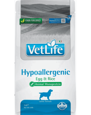 FARMINA Vet Life Hypoallergenic ou & orez 2 kg Hrana pentru caini cu alergii