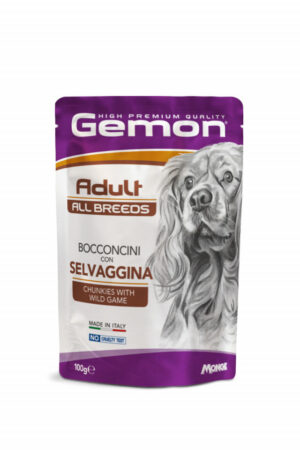 Gemon Chunkies Adult All Breeds – Hrana umeda completa – Vanat – 100g