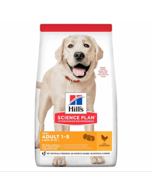 HILL’S Science Plan Canine Adult Light Large breed Chicken 18 kg pui pentru caini de talie mare