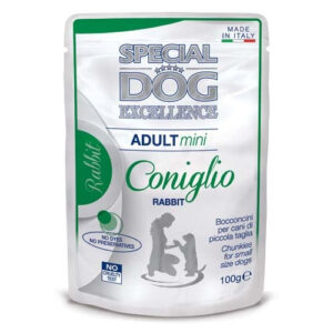 Hrana Umeda Pentru Caini, Special Dog Excellence, Adult Mini, Iepure, 100g 100g