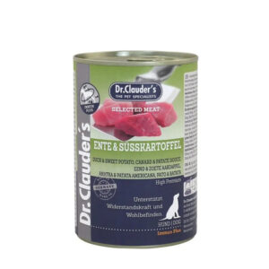 Hrana umeda pentru caini, Dr. Clauder`s Dog Selected MEAT – RATA 400g 400g