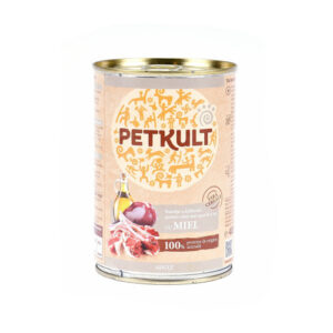 Hrana umeda pentru caini Petkult Adult cu miel, Set 5 X 400 g