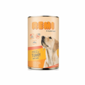 Hrana umeda pentru caini Remi Dog Curcan/Rata 1240g
