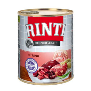 Hrana umeda pentru caini Rinti Adult cu vita 800 g