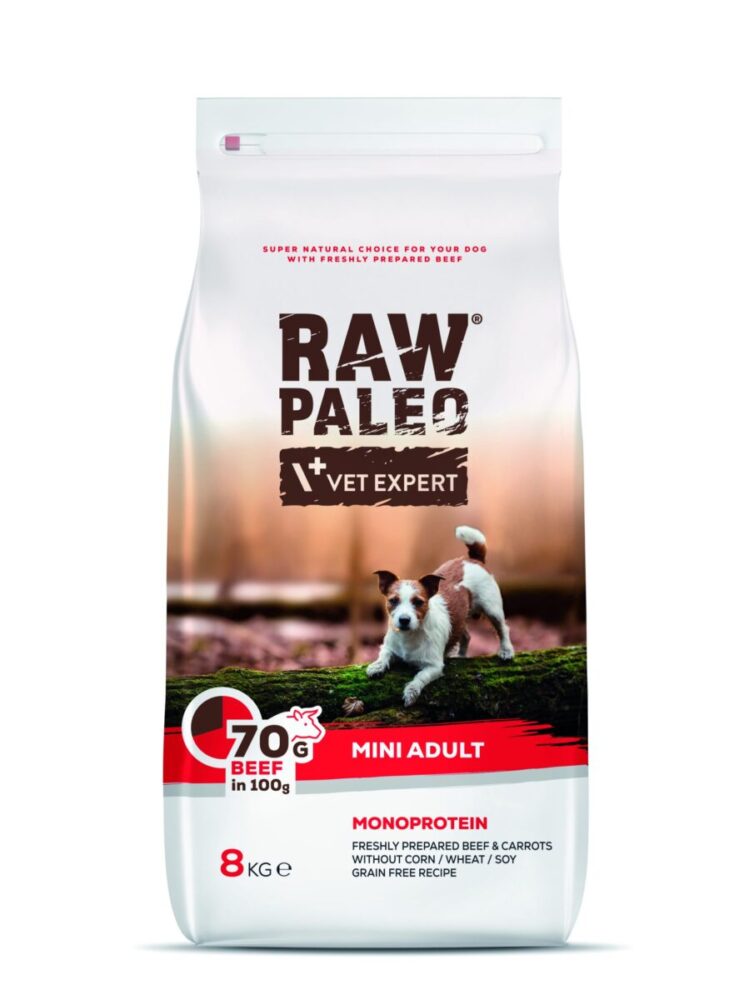 Hrana uscata, RAW PALEO VITA, adult, rase mici, 8 kg