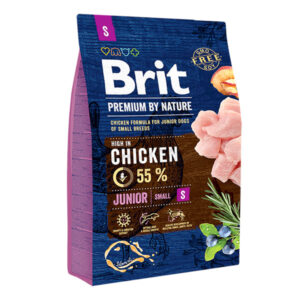 Hrana uscata pentru caini Brit Premium, Junior S 3kg