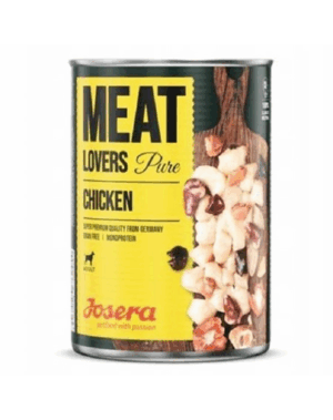 JOSERA Meatlovers pure Hrana umeda pentru caini, cu pui 800g