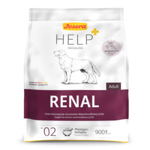 Hrană dietetică completă pentru câini adulți cu insuficiență renală, Josera Help Renal Dog, 900 g