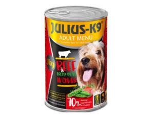 Julius K9 Dog – Hrana umeda super-premium – Vita si Mazare – 1240g