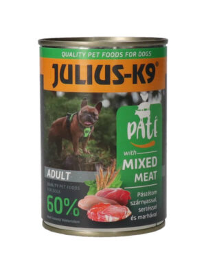 Julius K9 Dog – Pate cu mix de carne – 400g 400g