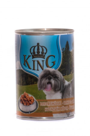 King Dog – conserva cu carne de pasare – 415g