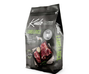 Kudo Junior Mediu-Maxi – Hrana uscata, presata la rece – Miel si Orez – 3kg