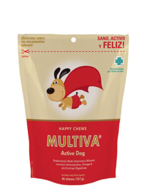 Multivitamine si multiminerale MULTIVA Active DOG VetNova, 45 comprimate