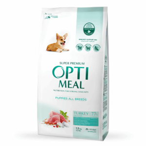 Optimeal Hrana uscata catei toate rasele – Curcan 1,5kg