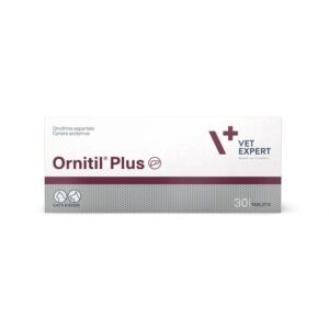 Supliment pentru caini si pisici cu afectiuni hepatice Vet Expert Ornitil Plus, 30 tablete