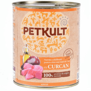 Petkult Conserva Caine Adult Cu Curcan 800 Gr