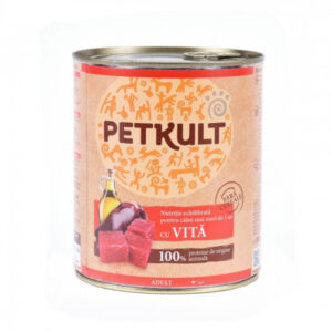 Petkult Conserva Caine Adult Cu Vita, Pachet 3 X 800 Gr