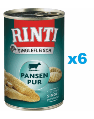 RINTI Singlefleisch Rumen Pure hrana monoprotein 6×800 g rumen vita