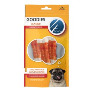 Recomepnse Caini 4DOG GOODIES Classic Bone with Duck 120g 120g