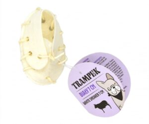 Recompensa papuc din piele de vita alb (white sneakers) – 7 cm