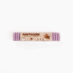 Recompense crocante pentru caini ROLLS ROCKY PAWTISSERIE MACAROONS, purple 50g
