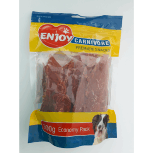 Recompense pentru caini Enjoy Carnivore cu piept de pui 300 g