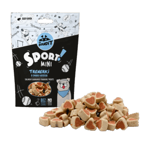 Recompense pentru caini Mr. Bandit SPORT MINI, somon, 150g