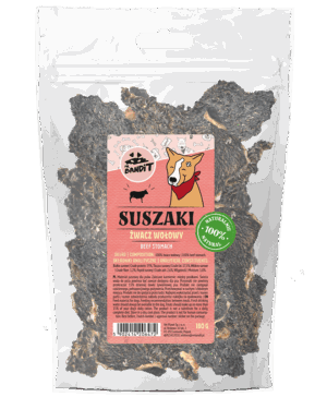 Recompense pentru caini Mr. Bandit, burta de vita, 180g