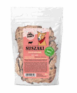 Recompense pentru caini Mr. Bandit, fasii plaman de vita, 80g