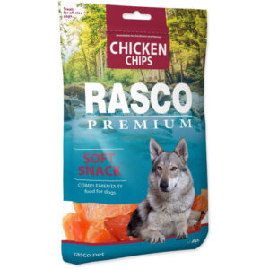Recompense pentru caini Rasco Soft Chips Pui 230 gr