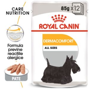 Royal Canin Dermacomfort , Set 12 Plicuri X 85 Gr