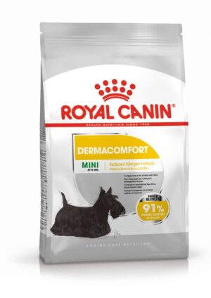Royal Canin Mini Dermacomfort hrana uscata caine, prevenirea iritatiilor pielii 8kg