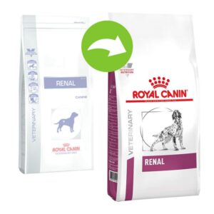 Hrana dietetica pentru caini cu insuficienta renala Royal Canin Renal Dog, 2 kg
