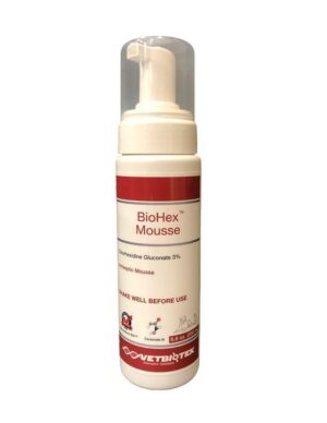 Spuma Clorhexidina 3%, VetBioTek BioHex, 200 ml