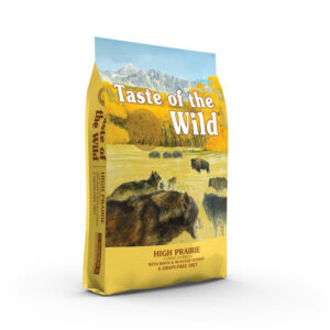 TASTE OF THE WILD High Prairie, Bizon și Vânat, hrană uscată fără cereale câini 12.2kg