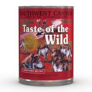 TASTE OF THE WILD Southwest Canyon, Vită, conservă hrană umedă fără cereale câini, (în sos), 390g 390g