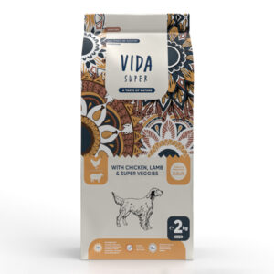 Vida Super Hunting with Chicken, Lamb & Super Veggies Adult Dog Medium & Large Breed 2 kg