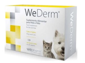 Supliment pentru caini si pisici cu afectiuni dermatologice WeDerm, 60 capsule