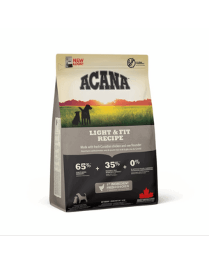 ACANA Light & Fit Dog hrana uscata caini adulti supraponderali 2 kg