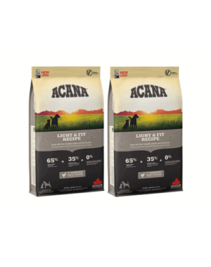 ACANA Light & Fit Dog hrana uscata caini adulti supraponderali 4 kg (2 x 2 kg)