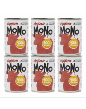 COMFY APPETIT MONO Mancare monoproteica cu vita 6×400 g pentru caini