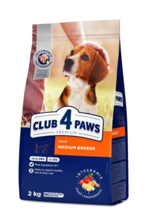 Club 4 Paws Adult Mediu – Hrana uscata premium – Pui – 2kg